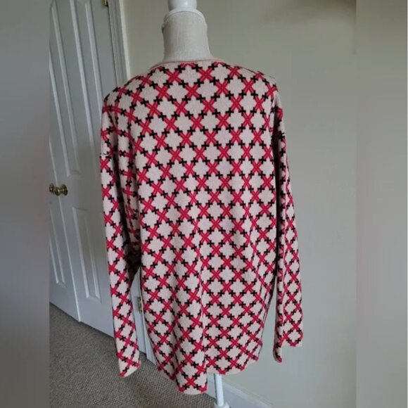 Free People Saemdi Abstract Oversized Sweater size XL - Picture 3 of 7